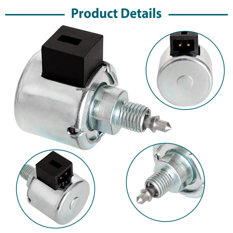 CLSR2U 846639 Fuel Shut-Off Solenoid for B riggs & S tratton Engine - Fuel Solenoid Compatible with John Dee re Hu sqvarna Craftsman Mower  Solenoid-Fuel with Wiring Harness for Lawn Garden Equipment Engines - Image 3
